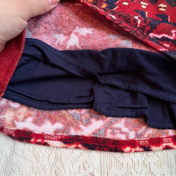 Anthropologie Akemi & Kim rust pattern midi skirt - Picture 7 of 9